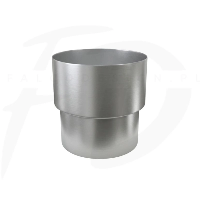 Złączka rury mufa stal Inguri  ⌀ 100 kolor srebrny metalik RAL 9006